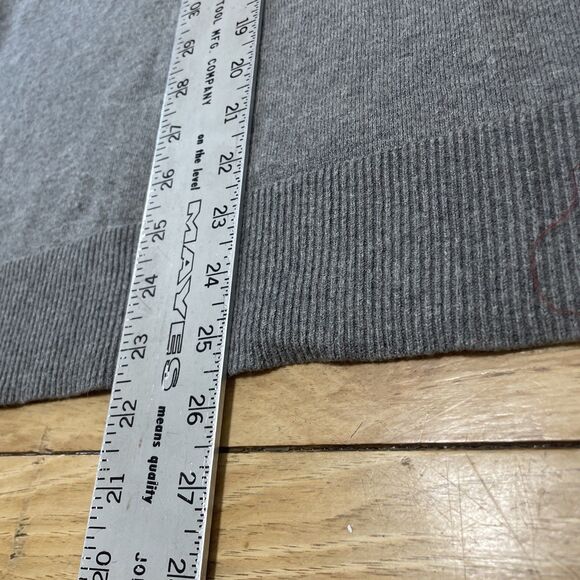 GAP Argyle Sweater Vest Wool Blend Men S Gray Brown Knit V Neck Pullover S 38" - Picture 9 of 16